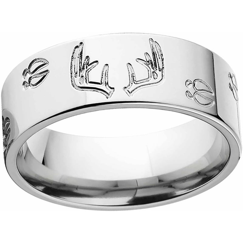 Men's Stainless Steel Wedding Band 8mm Comfort Fit Ring - Durable and Tarnish Resistant