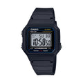 Men's Digital Watch Black Resin Band Casual Timepiece with Alarm & Water Resistance