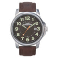 Men's Expedition Metal Field Watch with Brown Leather Strap - 50M Water-Resistant, Quartz