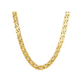 Men's Stainless Steel Mariner Link Necklace 24 Inch Gold & Silver Tones