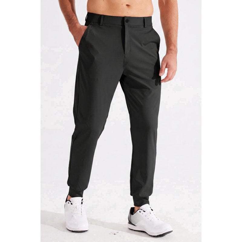 Men's Casual Joggers Pants - Lightweight, Slim Fit, Stretchy Tapered Style