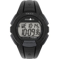 Men's Digital Sports Watch - 100H Chronograph, Water-Resistant, Black Resin Strap