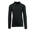 Men's Long Sleeve Polo Shirts - Breathable Cotton Blend, Tailored Fit