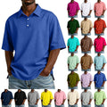 Men's Short Sleeve Polo Shirt - Classic Fit Golf T-Shirt for Casual Wear