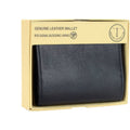 Men's RFID Signal Blocking Leather Wallet with Gift Box - L-Fold Style