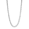 Men's Stainless Steel H-Link Chain Necklace 24 Inch - Modern Jewelry