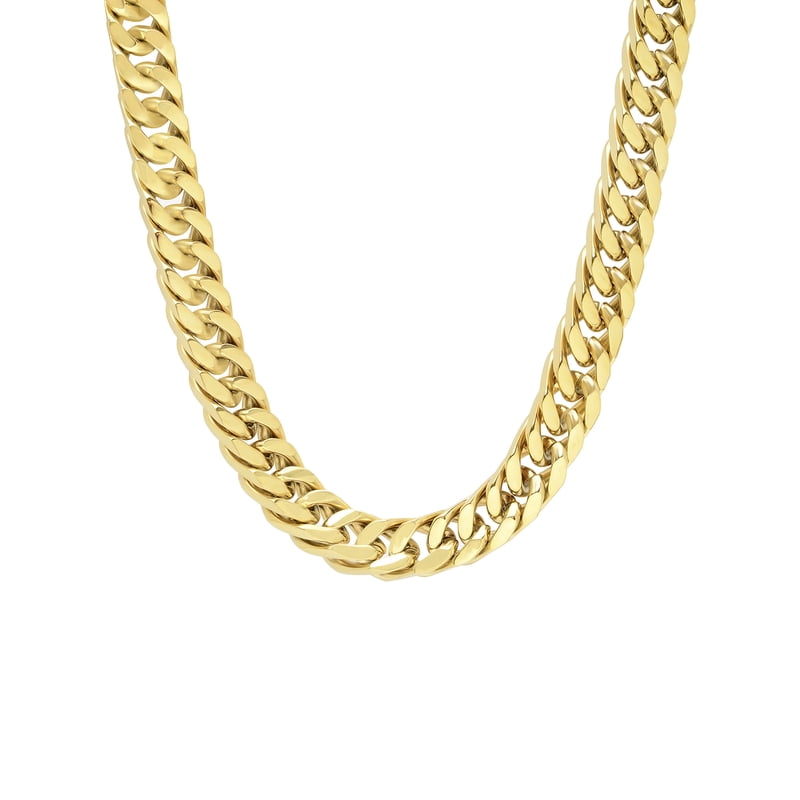 Men's Stainless Steel Curb Chain Necklace 20-Inch - Durable & Tarnish-Resistant Jewelry