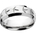 Men's Stainless Steel Wedding Band 8mm Comfort Fit Durable Jewelry