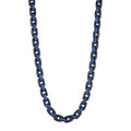 Men's Stainless Steel H-Link Chain Necklace 24 Inches Multiple Colors