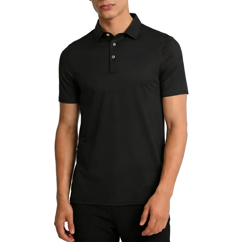 Mens Short Sleeve Polo Shirt - Breathable Collared Casual Top for Men