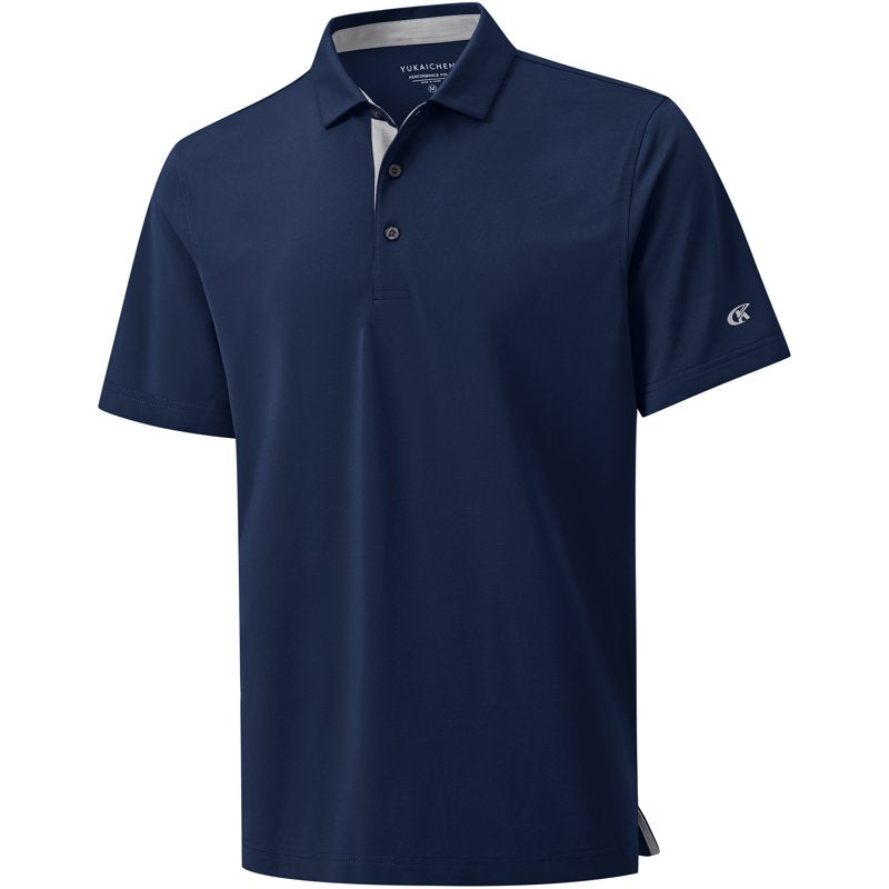 Men's Short Sleeve Performance Polo Shirts for Golf & Casual Wear