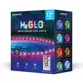 RGB LED Rope Lights for Above-Ground Pools 39ft Remote Control Multi-Color