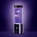 Jellyfish Night Light Lamp with Multicolor LEDs - 9 Inch USB Powered Relaxing Decor