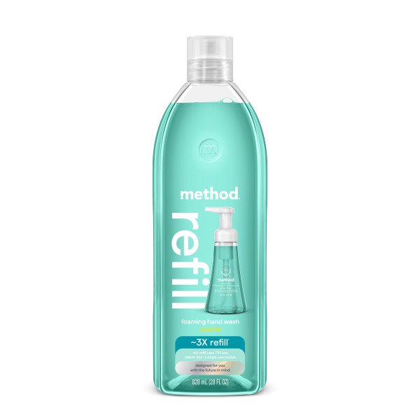 Method Foaming Hand Soap Refill - Pink Grapefruit, 28 oz, Eco-Friendly