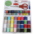 100-Piece Sewing Kit with Thread, Needles, and Accessories - Compact