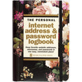 Midnight Floral Internet Password Logbook - Address & Login Organizer