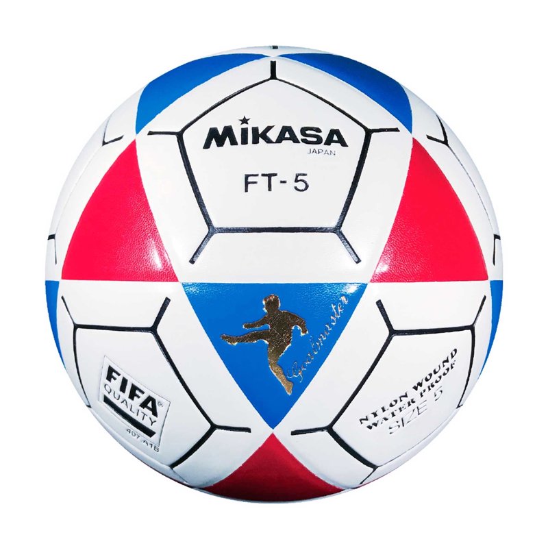 Soccer Ball Size 5 – Mikasa FT5 Goal Master White Blue Red Official Match Ball