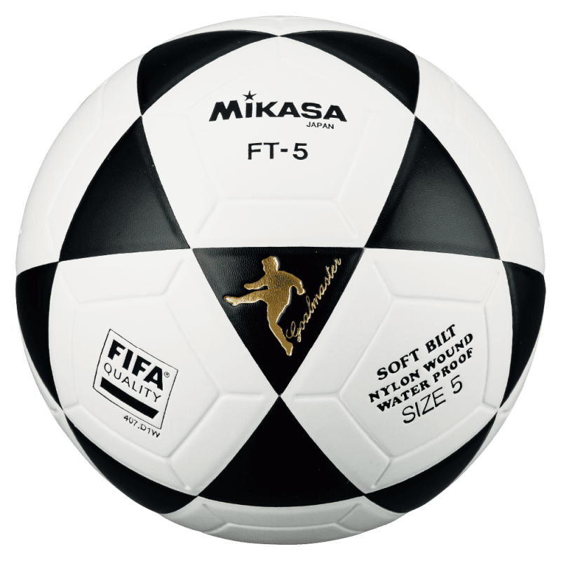 Mikasa FT5 Official Footvolley/Size 5 Soccer Ball – White & Black