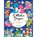Dragon Coloring Book for Kids & Adults - 64 Pages Fantasy Art
