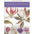 Embroidery Pattern Book with Floral Designs - Long & Short Stitch Techniques