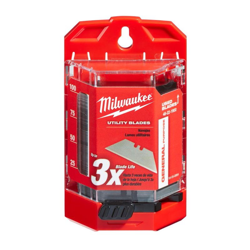 Milwaukee 48-22-1900 General Purpose Utility Blades - Multipurpose Cutter Blades