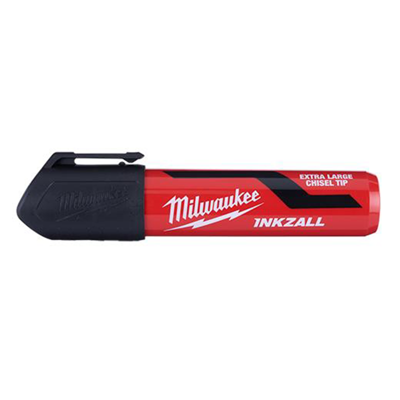 Milwaukee INKZALL Extra Large Chisel Tip Permanent Marker - Black