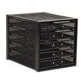 Multi-Purpose Desk Organizer with 5 Drawers, Steel Mesh Storage Solution