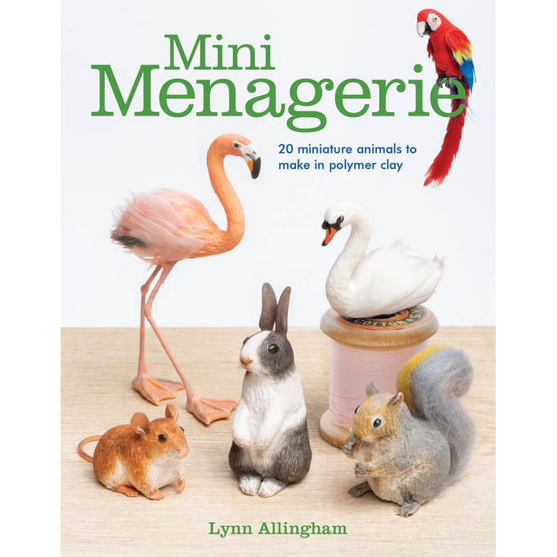 Miniature Animal Clay Sculptures Kit - 20 DIY Polymer Clay Projects