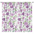 Minimalist Floral Blackout Curtains 42x84 Inch Rod Pocket Drapes for Bedroom