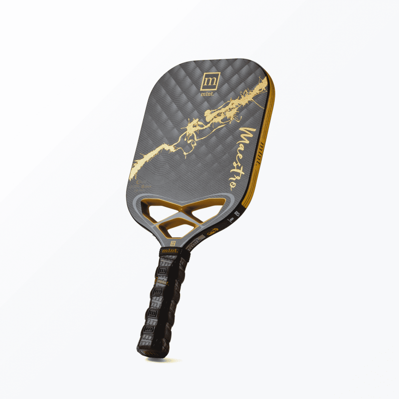 Mint Maestro Pickleball Paddle - Titanium Carbon Fiber Face, 20mm Polypropylene Core, USAPA Approved