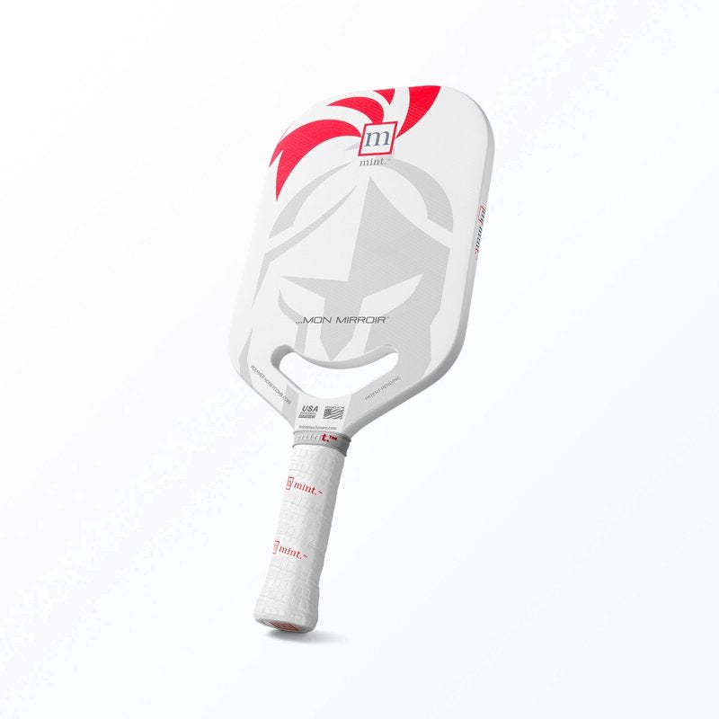 Mint Mon Mirroir Pickleball Paddle – 3K Carbon Kevlar Face, 14mm Poly Core, Edgeless USAPA Approved