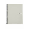 Miquelrius 6-Subject Spiral Notebook 8.5x11 Grey - Lined Paper, Heavyweight Cover