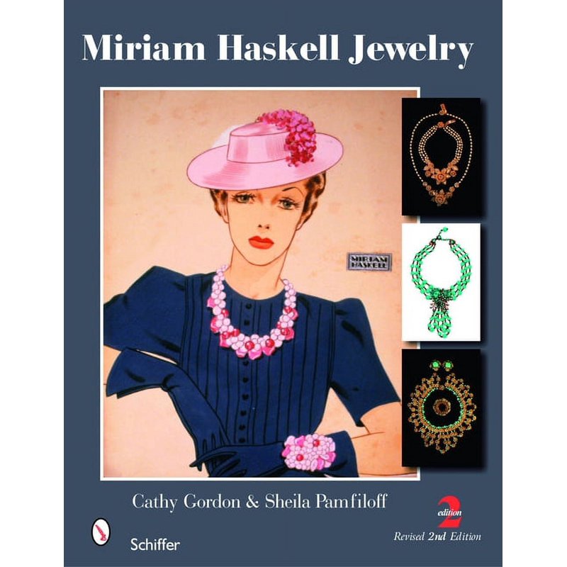 Miriam Haskell Jewelry Book Hardcover Collectible Art & Design Guide