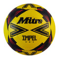 Mitre Impel One Training Soccer Ball - 4, Fluo Yellow - 6-Panel, Soft-Touch Foam
