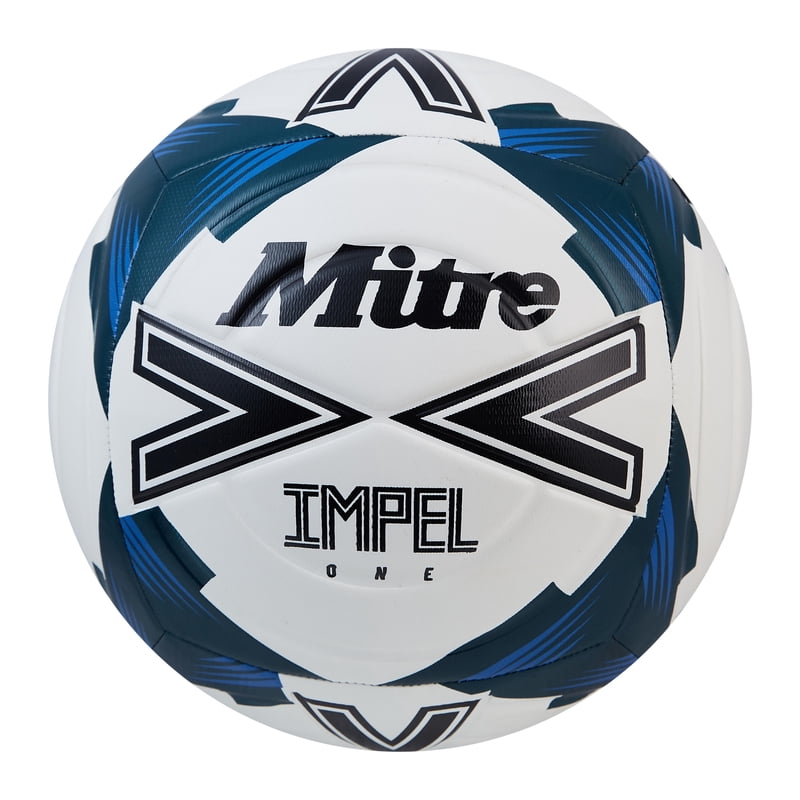 Mitre Impel One Training Soccer Ball - 3, Tidal Teal - 6-Panel, Soft-Touch
