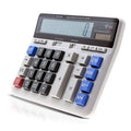 Large Scientific Calculator 12-Digit Display Dual Power for Business Office School