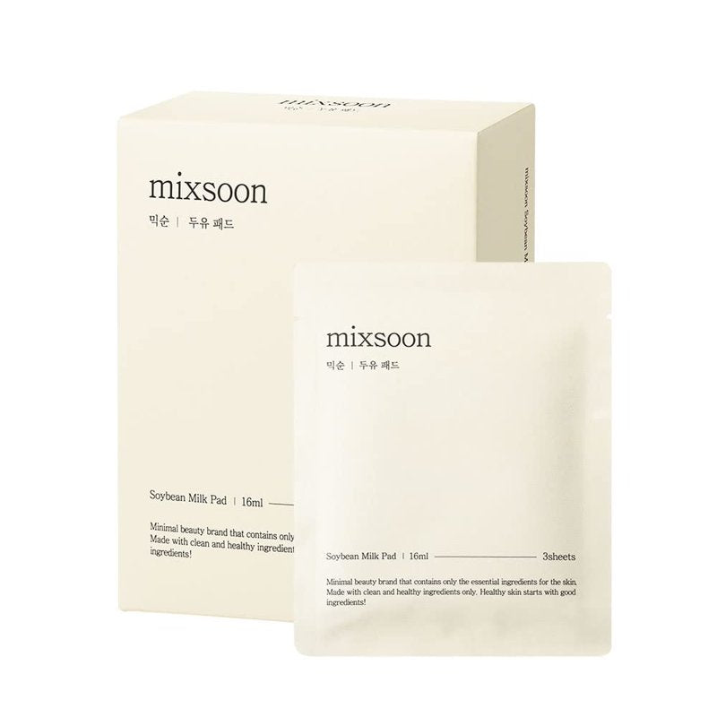 Soybean Milk Pads Skincare Set - Hydrating Moisturizing Facial Pads, 30 Sheets