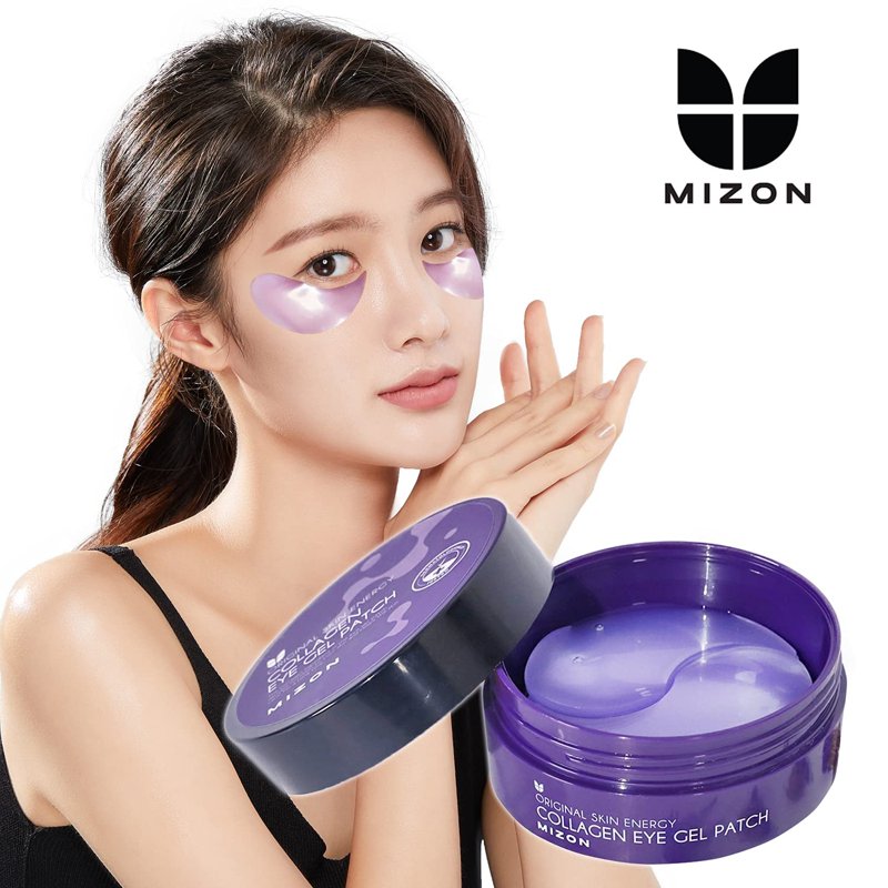 Collagen Eye Gel Patches with Caviar & Chamomile for Firming & Hydration - 60pcs