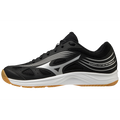 Junior Volleyball Shoes - Mizuno Cyclone Speed 3, Black Silver, Size 2