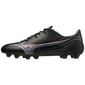 Mizuno Alpha Select Junior Soccer Cleats - Black / Ignition Red, All Surfaces
