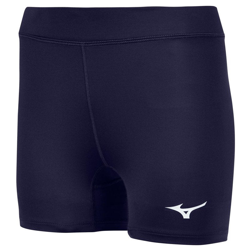 Mizuno Vortex V2 Volleyball Shorts for Women - Moisture-Wicking, Low Rise, 4-Inch Inseam