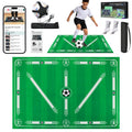 MoKo Soccer Training Mat – 35x24 in with Video & Non-Slip Socks (Green)