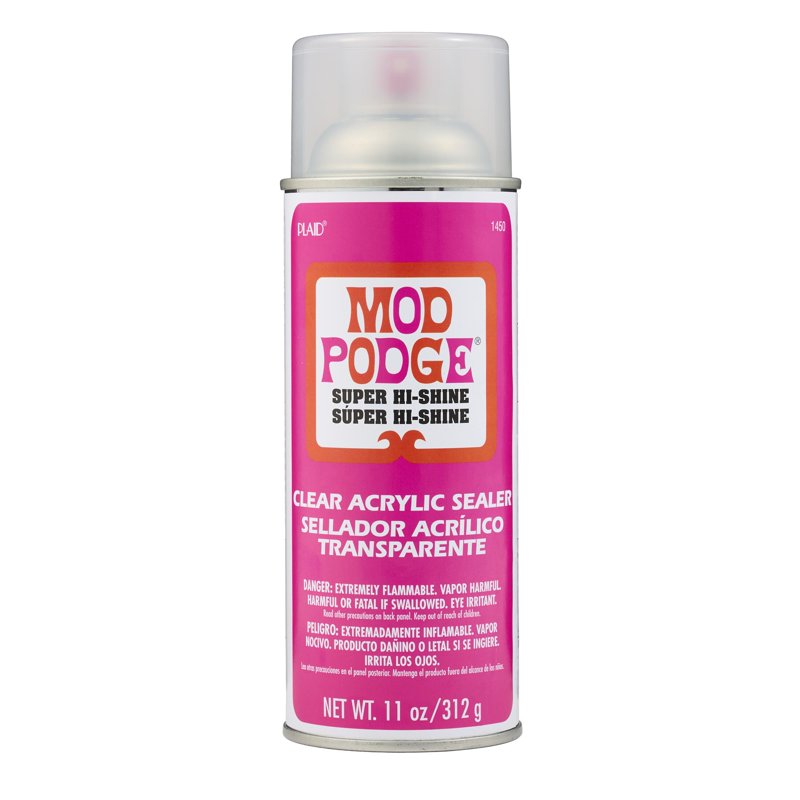 High Gloss Clear Acrylic Sealer Spray for Arts & Crafts - 11 Fl Oz