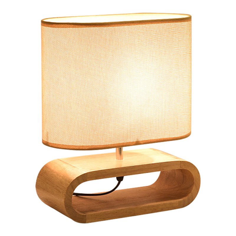 Portable Modern Bedside Table Lamp Dimmable E26 40W Nightstand Light
