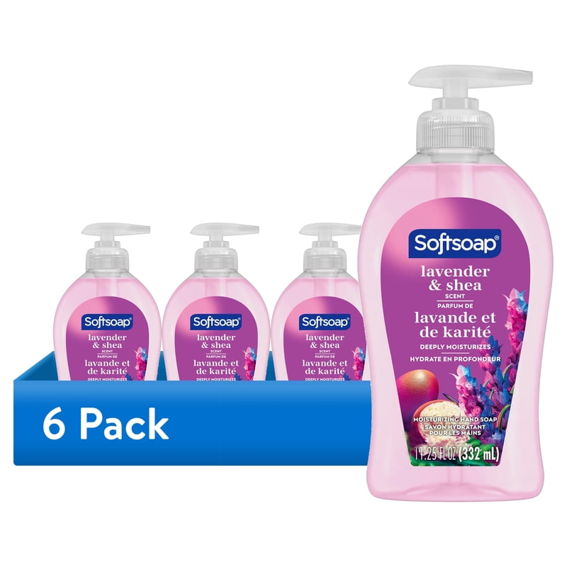 Liquid Hand Soap with Lavender and Shea - Moisturizing 11.25 oz Bottle | Pack Variants Available