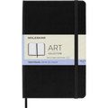 Moleskine Art Sketchbook Hard Cover Medium 4.5x7 Black - Portable Drawing Journal