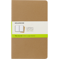Large Kraft Brown Cahier Journals Set of 3 - Plain Note Books for Writing