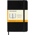 Pocket Notebook with Hard Cover - Ruled, 192 Pages, Black
