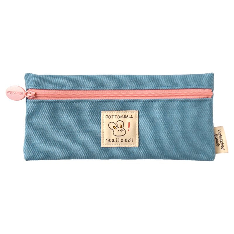 Vintage Pencil Case with Unmatched Friends Design, Portable & Stylish