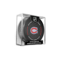 Official Montreal Canadiens Hockey Puck with Holder - Authentic NHL Collectible